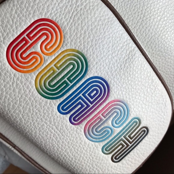 🌈 Coach Mini Court Backpack With Rainbow Coach - Picture 7 of 11